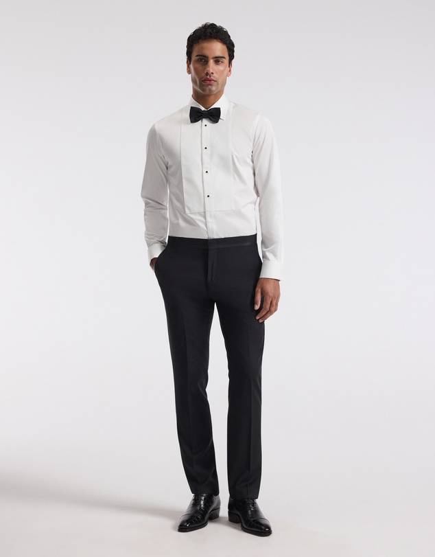 Calibre - Tailored Cotton Tuxedo Shirt White