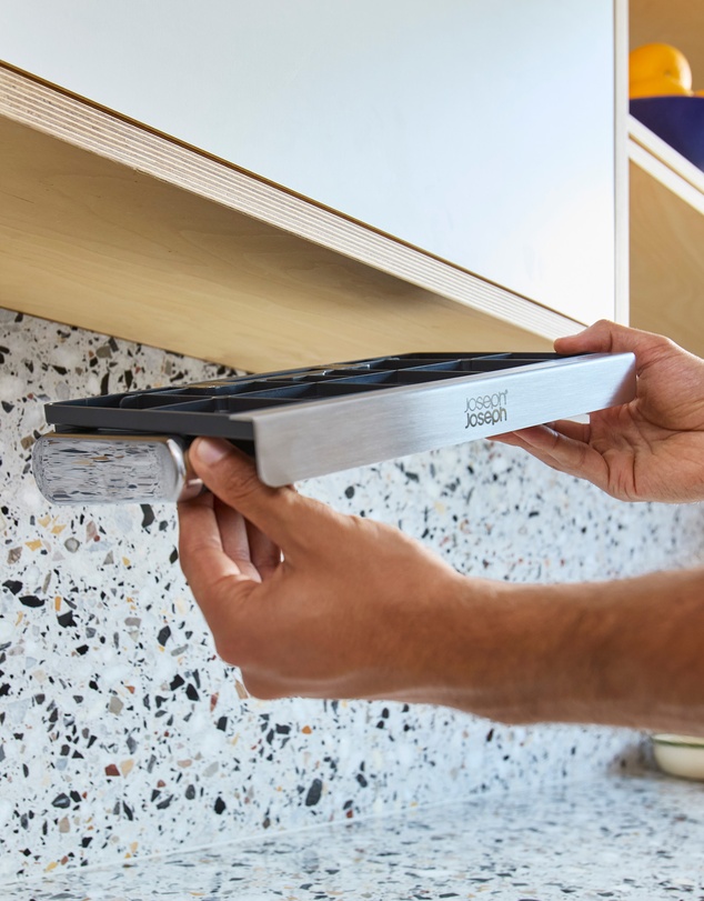 Joseph Joseph - RollGrip™ Under-shelf Easy-tear Kitchen Roll Holder