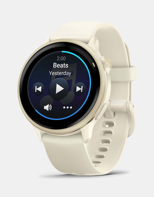 Garmin - Vivoactive 6, Bone/Lunar Gold