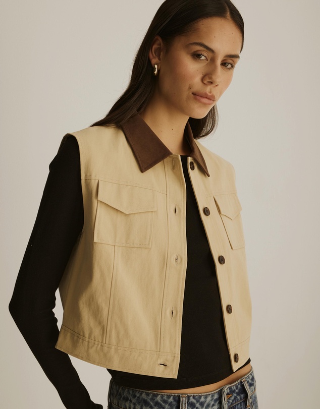 Atmos&Here - Juniper Contrast Collar Shirt