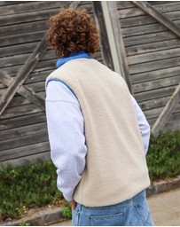 Skwosh - Skwosh Sherpa Vest in Natural