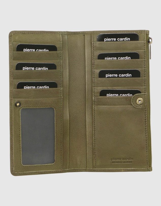 Pierre Cardin - Perforated Leather Travel Wallet