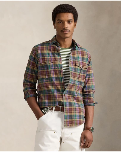 Polo Ralph Lauren - Classic Fit Madras Shirt - ICONIC EXCLUSIVE