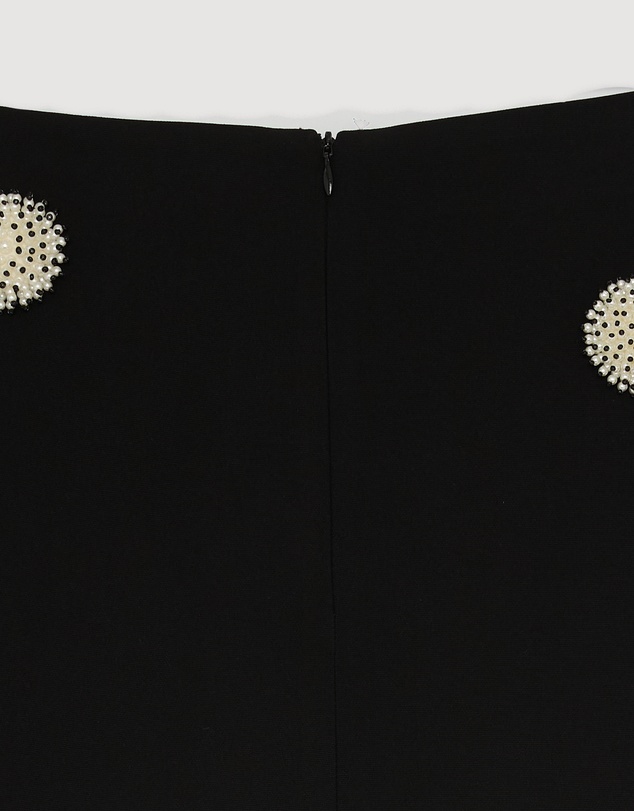 Revibe - Repaired BY JOHNNY. Priscilla Pearl Mini Skirt - AU 10