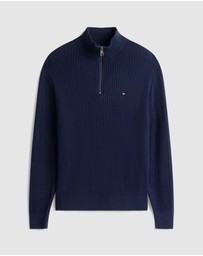 Tommy Hilfiger - Cashmere Quarter-Zip Jumper