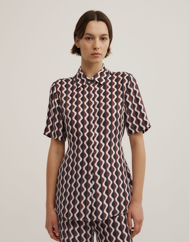 Witchery - Cupro Tie Waist Shirt