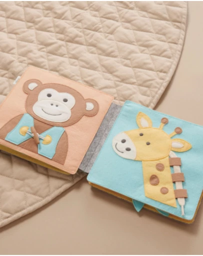 Purebaby - Felt Activity Book - Babies