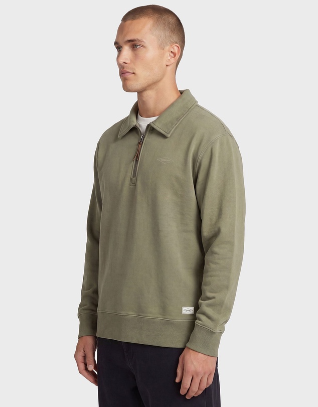 Academy Brand - La Brea 1/4 Zip Polo Sweat