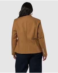 Something 4 Olivia - Madeleine Button Blazer