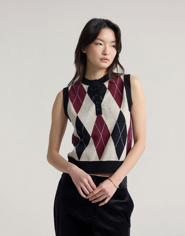 Oxford - Carina Argyle Vest