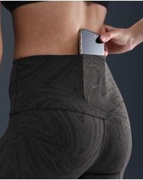 Nike - Zenvy Gentle-Support High-Waisted 7/8 Printed Leggings