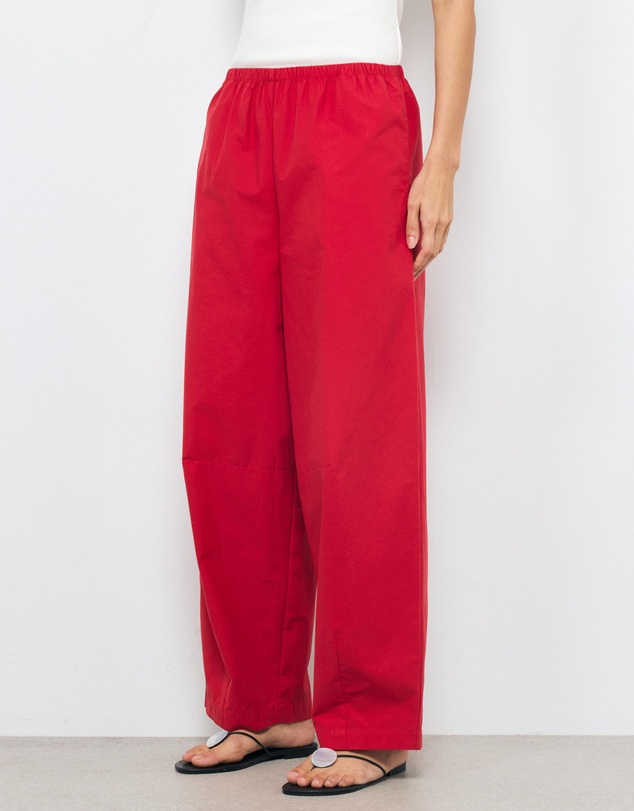 AERE - Nora Organic Cotton Barrel Leg Pants