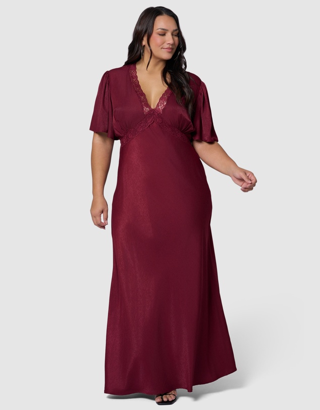 Sunday In The City - Electric Guitars Maxi Dress