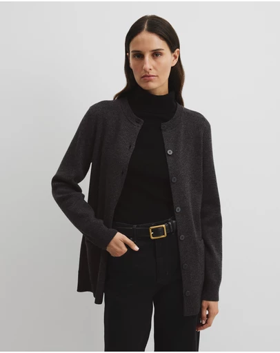 Country Road - Compact Wool Longline Cardigan