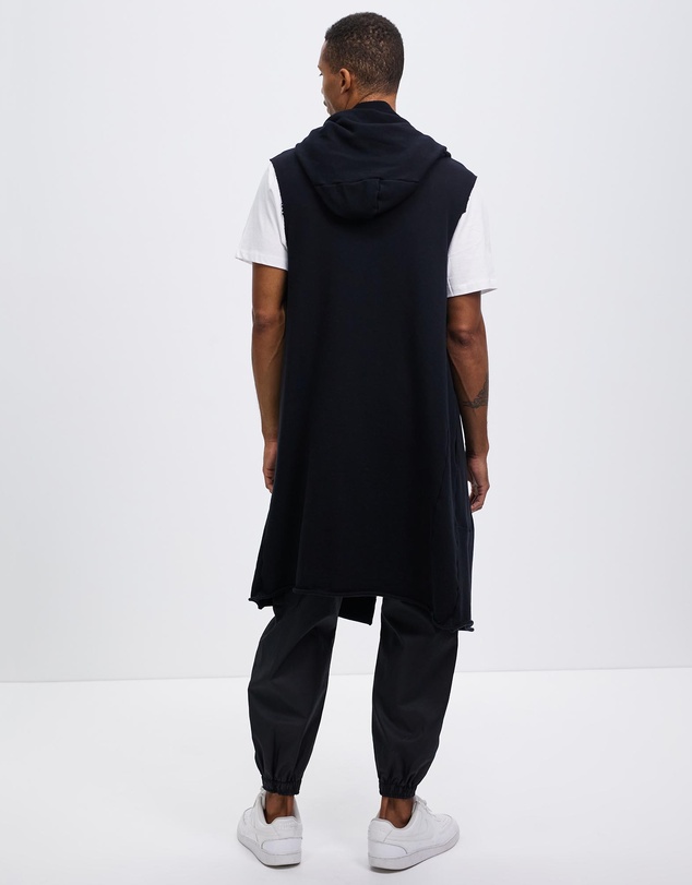 Surrounded By Ghosts - The Mercury French Terry Hooded Sleeveless Cardigan