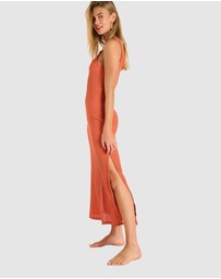 Banana Moon - Goldenrib Amiva Sparkly Long Beach Dress