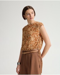 Oxford - Kiralee Printed Top