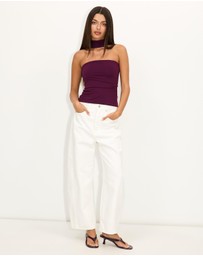 Dazie - Alma Scarf Top