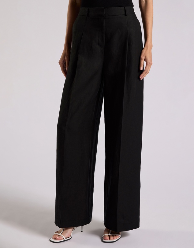 David Lawrence - Althea Linen Blend Pants