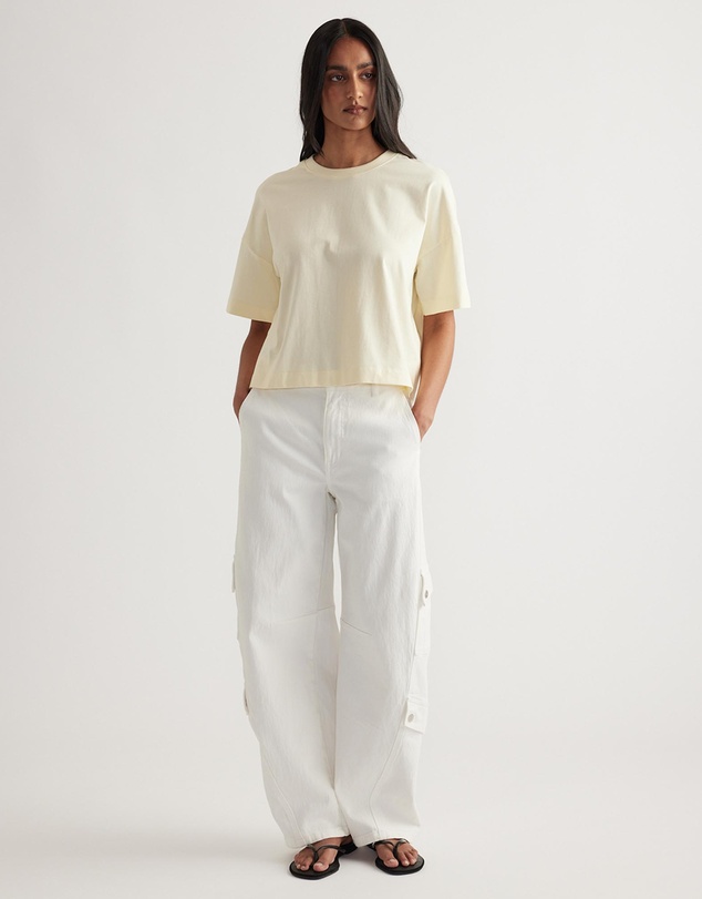 Decjuba - Allegra Cropped Boxy Tee