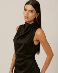 Tussah - Cowl Neck Mini Dress