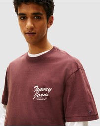 Tommy Jeans - Back Graphic Relaxed Crew Neck T-Shirt