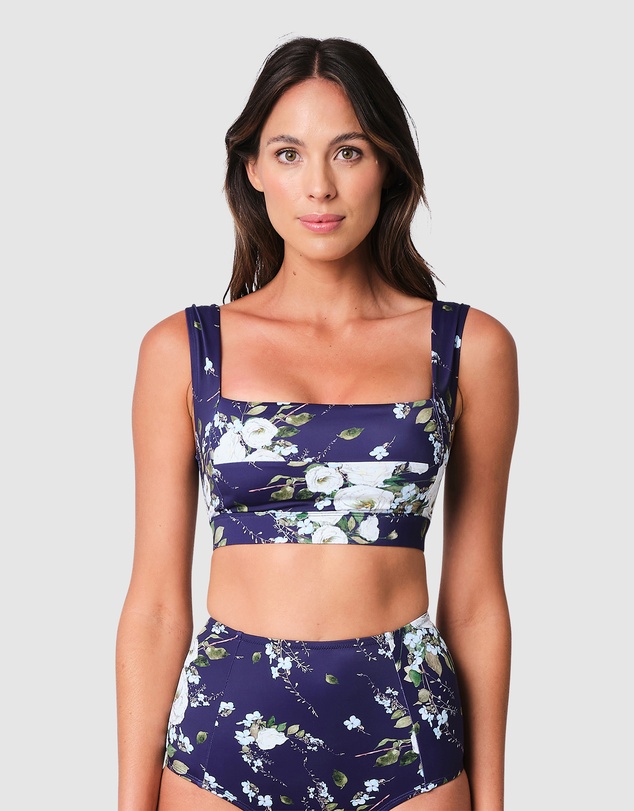 UNE PIECE - Classic Square Neck Bralette Bikini Top