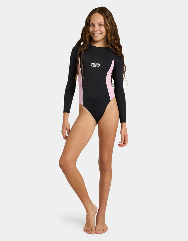 Roxy - Girls 8 to 16 Swell Time Long Sleeve One Piece Swimsuit
