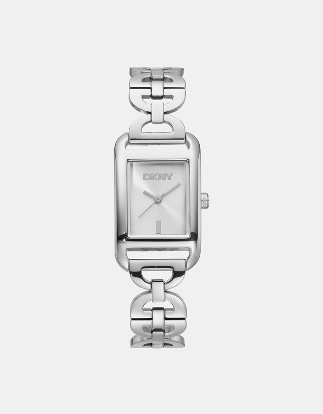 DKNY - Open Link Silver 21x34mm Silver Dial Womens Watch