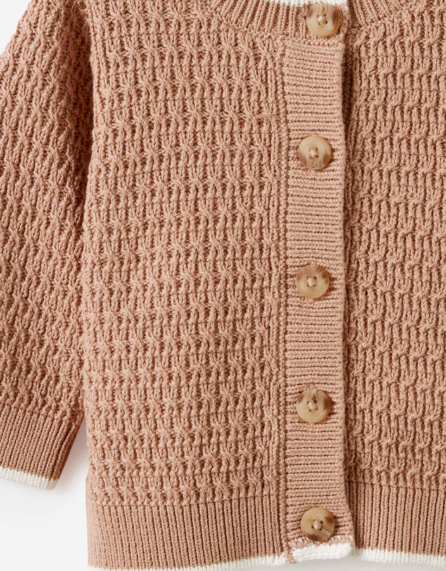 Cotton On Kids - Baby Organic Blend Knit Cardigan