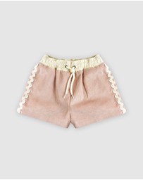 Banabae - Ric Rac Cord Short Kids - Mauve