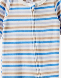 Cotton On Kids - Growie Long Sleeve Zip Romper