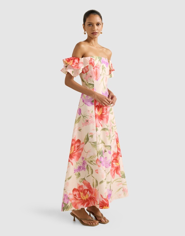 Forever New Petite - Alora Petite Ruffle Maxi Dress