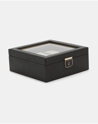 Wolf - Wolf Palermo 6 Pc Watch Box Black Anthracite