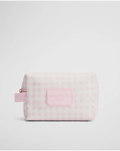 Country Road - Gingham Wash Bag