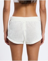 adidas Originals - Knitted Crochet Shorts