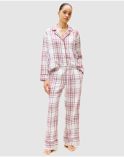 City Plaid Ivory Silk