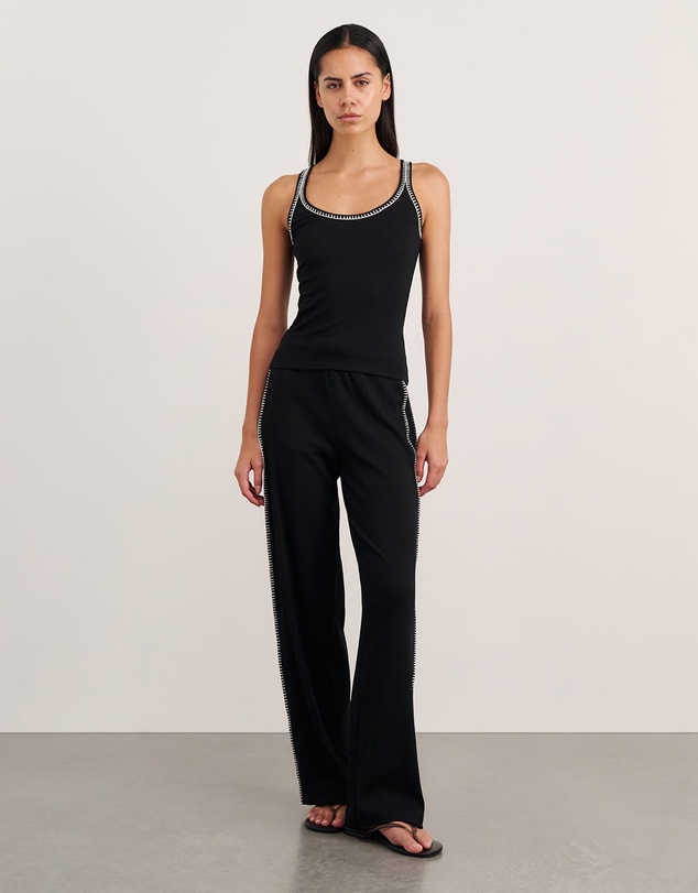 Jag - Celina Blanket Stitch Tank