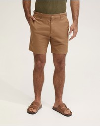 Oxford - Tom Cotton Stretch Shorts