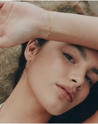 SAINT VALENTINE - Floating Stone Bracelet - Gold