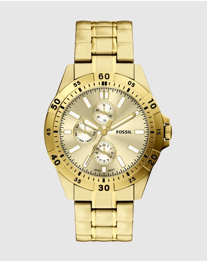Fossil - Garrett Gold Tone Multifunction Watch