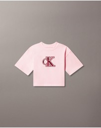 Calvin Klein Jeans - Girls Boxy Logo T-Shirt