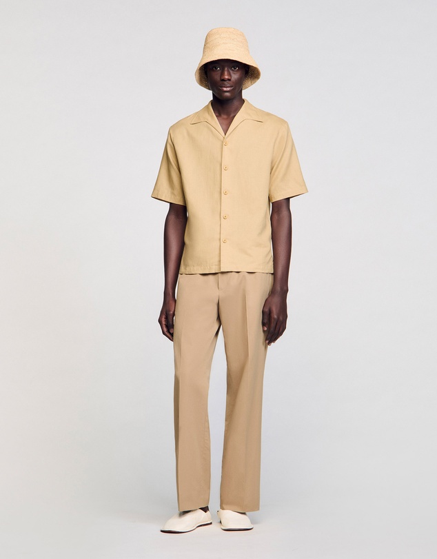 Sandro - Requin Linen Mc Shirt