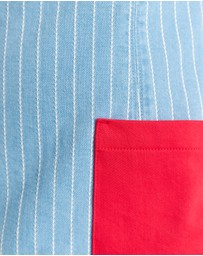 Jag - Nfw Stripe Denim Shift Dress