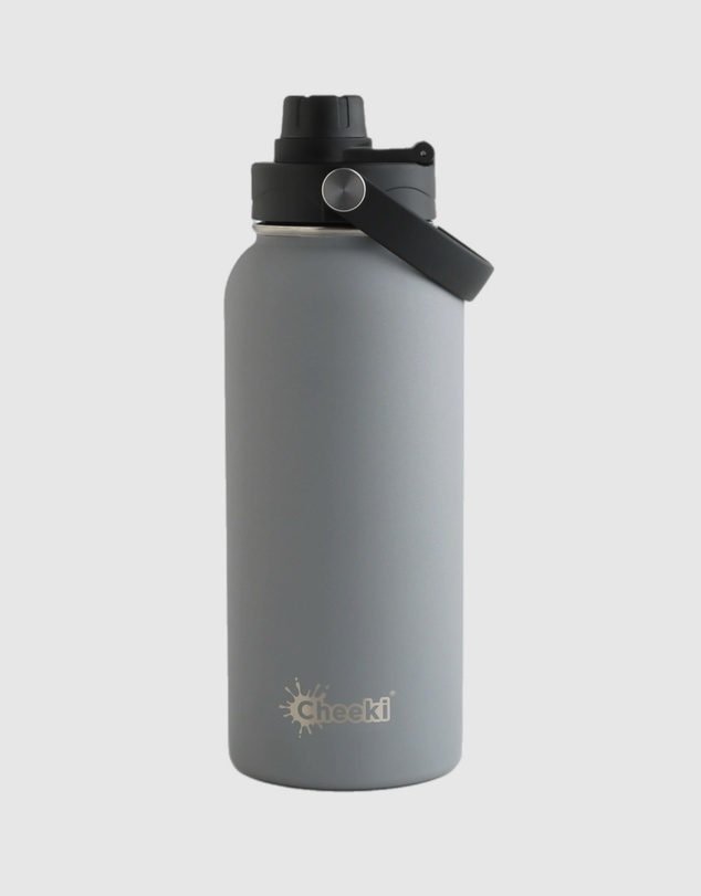 Tolu Australia - 1L Insulated Grey Water Bottle for Adventurers