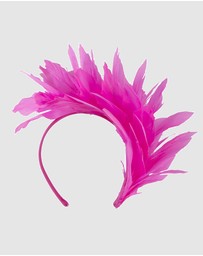 Max Alexander - Modern Hot Pink Racing Fascinator