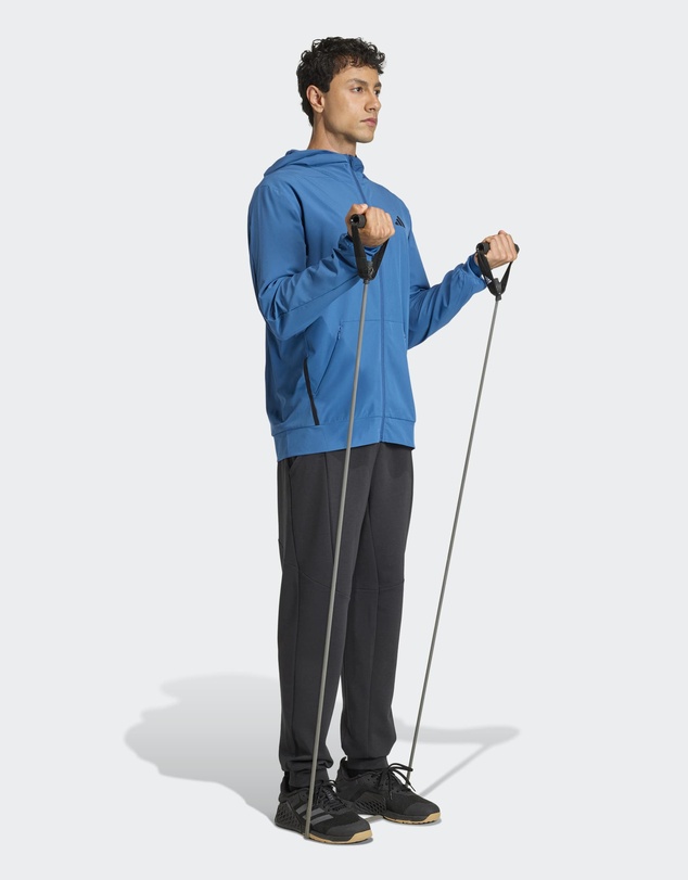 adidas Performance - D4T WORKOUT FULL-ZIP HOODIE Mens