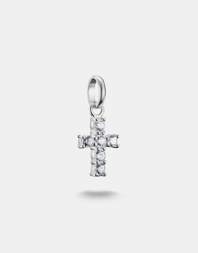 THOMAS SABO - THOMAS SABO Connect Charm cross with white stones