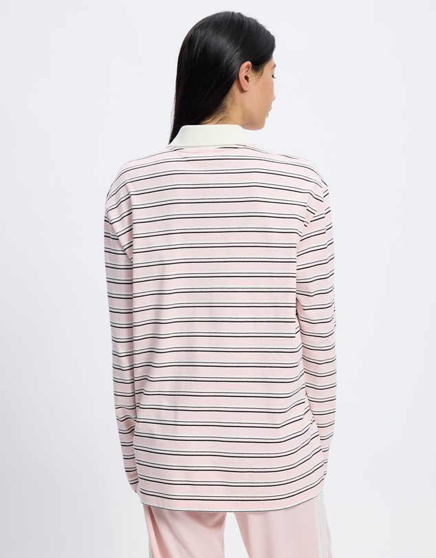 adidas Originals - Striped Oversized LS Polo