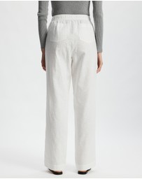White By FTL - Robin Linen Pants